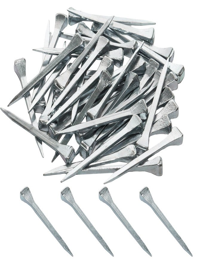 Pocoxll 50 Pcs E6 Horseshoe Nails, Low-Carbon Steel Horseshoe Nails for Horse Training Equestrian Sports（54mm） - Image 1