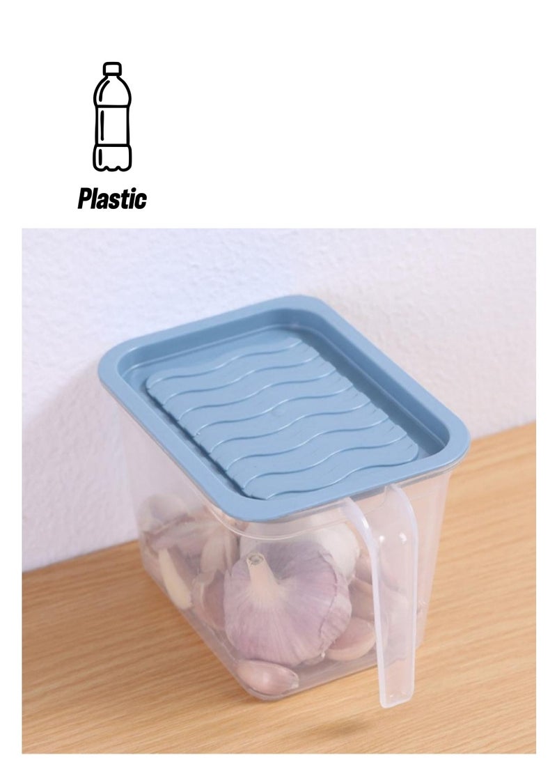 DARIYAH Plastic receptacle basket with handle kitchen box refrigerator XQ-024B - Image 1