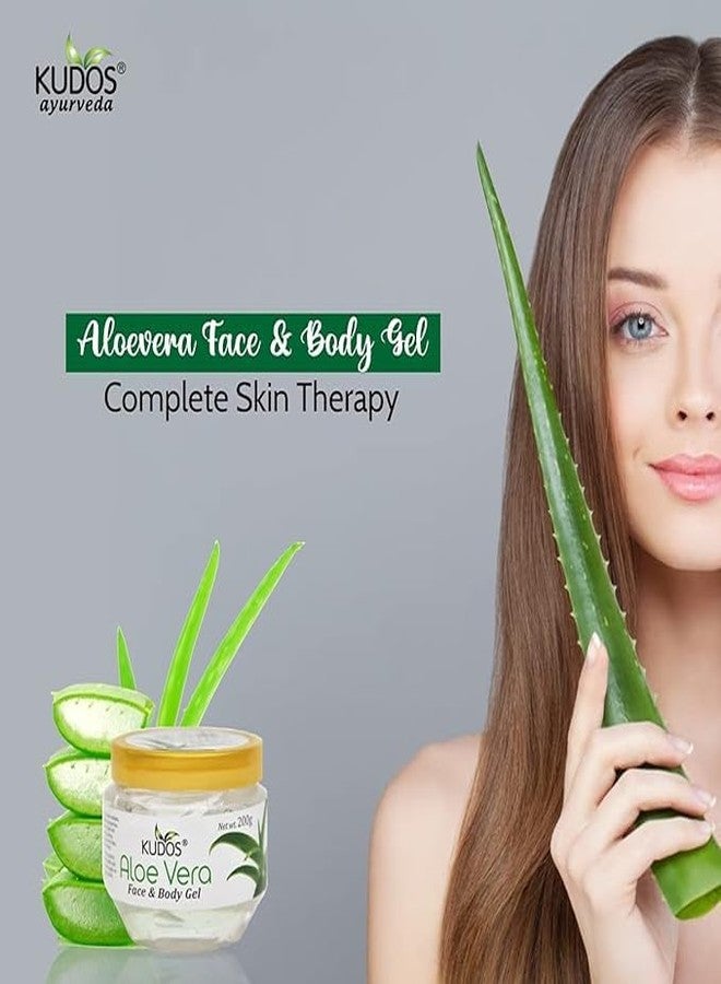 Kudos AloeVera Face & Body Gel 200gm, Face Body Gel for Skin, Moisturizing, Skin for All Skin Type (1) - Image 5