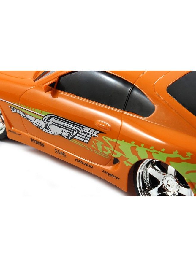 Fast & Furious Rc 1995 Toyota Supra Vehicle (1/16 Scale) Orange