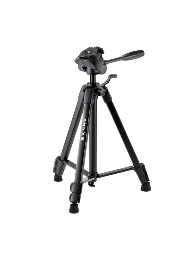 DOVOH Heavy Duty Tripod for Laser Level, Adjustable Height for Camera with Bubble Level 1/4"-20 Screw Mount, DH151 - Image 1