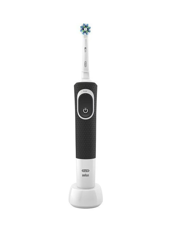 NIBEMINENT Vitality Cross Action Electric Toothbrush Black/White 15inch - Image 1