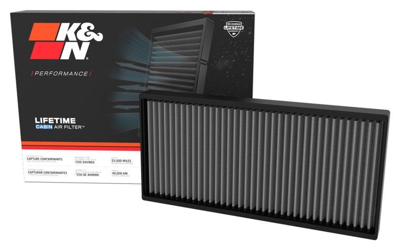 K+N K&N LIFETIME Cabin Air Filter: Premium, Washable, Clean Air for your Cabin: Compatible with 2019-2025 Hyundai: (See Product Description for Select Models), VF4003 - Image 1