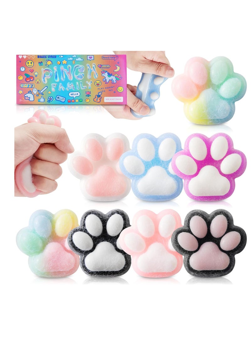 لعبة تيتا تابا العملاقة الإسفنجية للأطفال والكبار، لعبة قطط فروية كبيرة إسفنجية لتخفيف التوتر، ألعاب فيدجيت فائقة النعومة (وردي شفاف) - Image 1