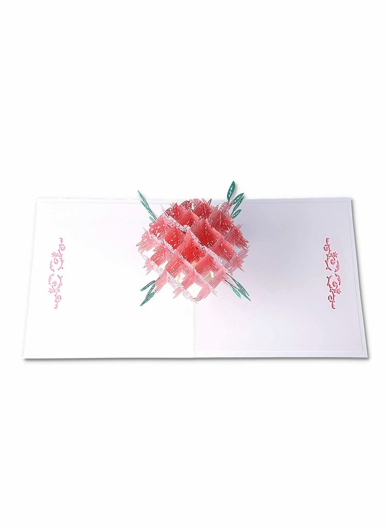 KASTWAVE بطاقة تهنئة ثلاثية الأبعاد قابلة للطباعة هدية عيد ميلاد ذكرى لمامتها زوجته عشاق عيد الميلاد ذكرى زفاف هدية موسمية افعلها بنفسك - Image 5