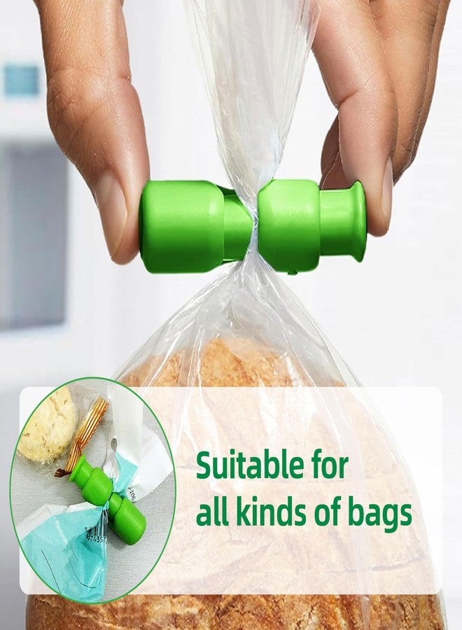 JREEPEE 12 Pcs Bag Clips,Value Set Food Fruit Bread Bag Cinch Non-Slip Grip Easy Squeeze & Lock for Chips and Other Food Bags, Grip Sticks Bag Sealers - Image 3