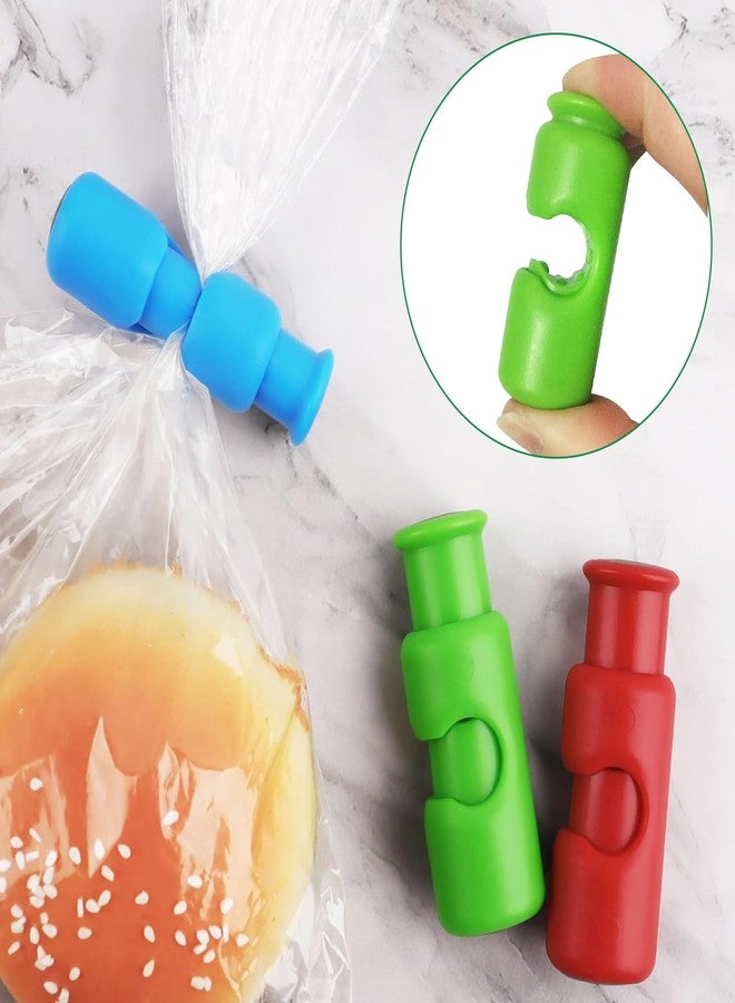 JREEPEE 12 Pcs Bag Clips,Value Set Food Fruit Bread Bag Cinch Non-Slip Grip Easy Squeeze & Lock for Chips and Other Food Bags, Grip Sticks Bag Sealers - Image 5