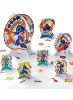Amscan Disney Lilo & Stitch Centerpiece Decoration Kit, Tropical Table Decorations for Kids' Birthday Parties & Hawaiian Themed Events 