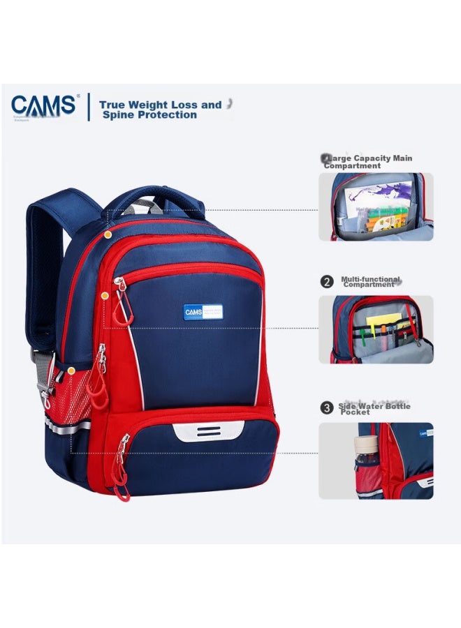 Cams2.0 Yun Gan - Suspended Weight-reducing Backpack With Spine Protection For Grades 1-4, 22l, S08801s, Starry Blue - Image 4