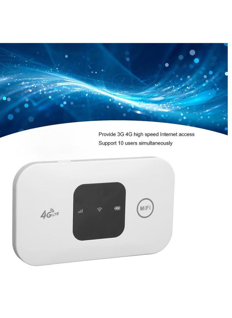 Generic - Portable Mini Travel Wireless Pocket Router, Mobile 4G WiFi Hotspot Router with SIM Card Slot, For Mobile Phone, Laptop, Desktop Tablet - Image 1