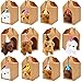 Haconba 12 Set Adopt A Teddy Puppy Party Favors with 12 Mini Plush Teddy Dog Stuffed Animals 12 Pcs Birthday Hats and 12 Pcs Kraft Paper Boxes for Adopt Pet Theme Birthday Party Supplies - Image 2