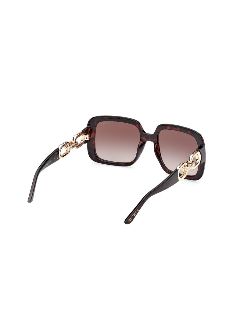 Plastic Square Full Rim Women Uv Protection Sunglass