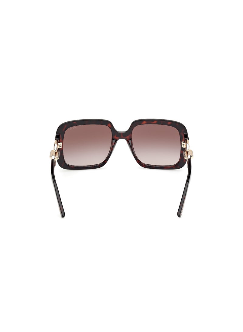 Plastic Square Full Rim Women Uv Protection Sunglass