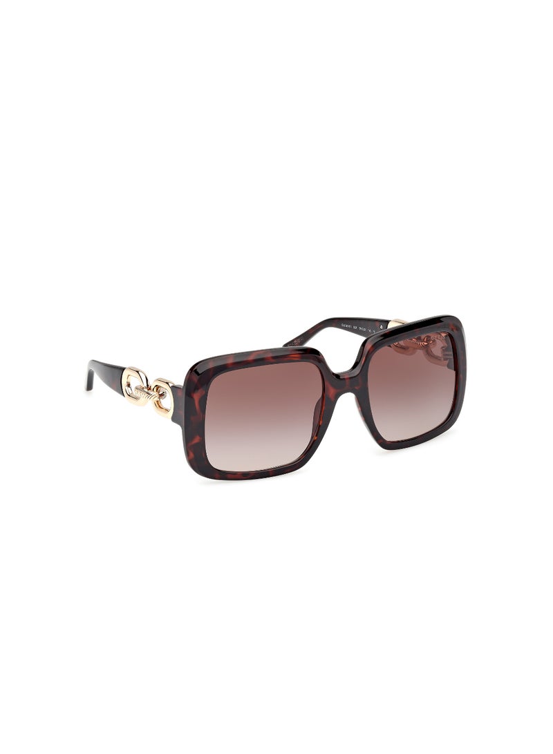 Plastic Square Full Rim Women Uv Protection Sunglass