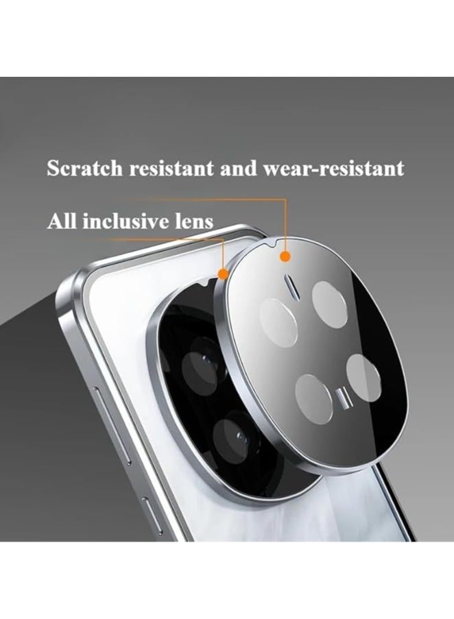 حافظة متوافقة مع جهاز Honor Magic 7 Pro مع امتصاص مغناطيسي على الجانبين، واجهتها من زجاج مقوى دقيقة لحماية جهاز Honor Magic 7 Pro 5G، حافظة ألواح معدنية صلبة تحمي الآلة الذكية. - Image 5