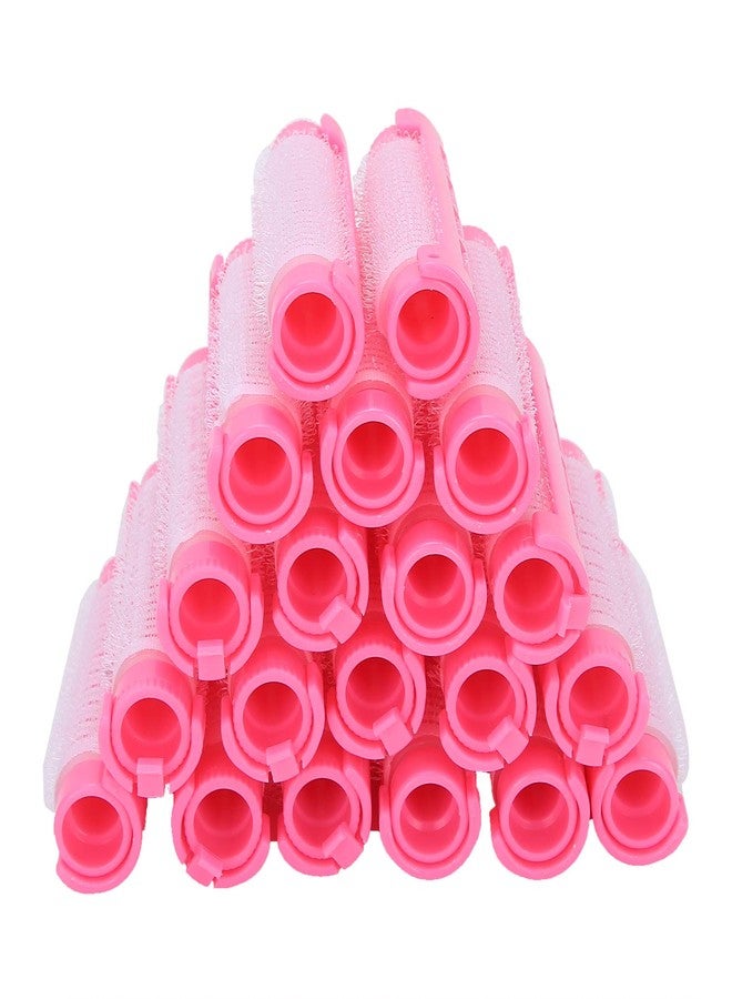 AMONIDA 20pcs Perm Rods, Loose Curly Hair Styling Perm Rods, No Indentation Hair Perm Rods for Ladies Hair Styling Design(Pink) - Image 1