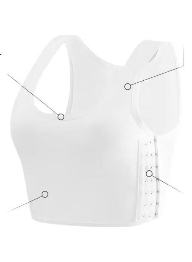 Livex Women'S Chest Binder Bra Large Chest Shows Small Super Flat Traceless Shockproof Back Vest Chest Wrap Female Les Handsome T Small Bra Buckle - Image 1
