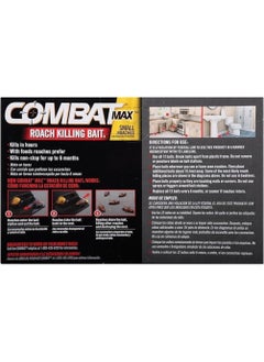 Combat Combat Roach Killing Bait, Roach Bait Station For Large Roaches, Kills The Nest, Child-Resistant, 12 Count, Insects Killer  - Image 5