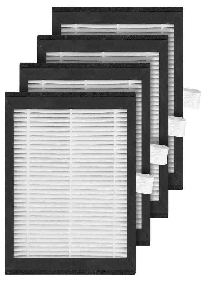 XBWW 4 Packs DH02 H13 HEPA Replacement Filter Compatible with Tenergy Sorbi DH02 1000ml 2 in 1 Dehumidifier/Air Cleaner Purifier, Afloia AQ8 Q8, Honati, Hysure Q7 Purifier,2 Stages of Filtration - Image 1