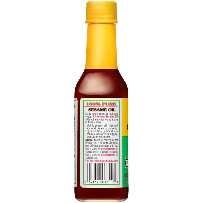 Kikkoman 100% Pure Sesame Oil, 5 Fl Oz - Image 4