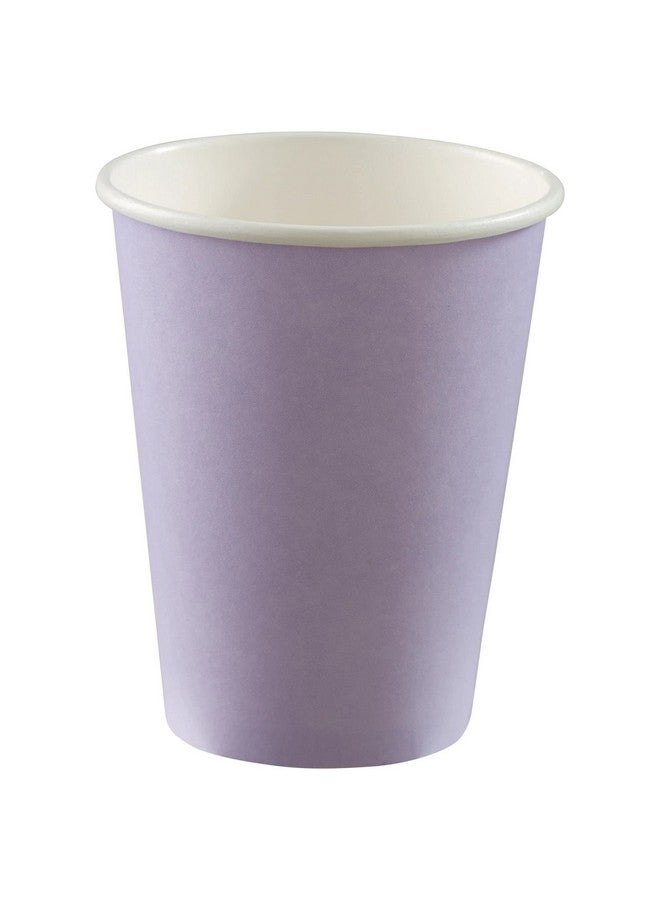 Amscan Big Party Pack Disposable Paper Cups ; 12 Oz. ; Lavender ; Pack Of 50 - Image 2