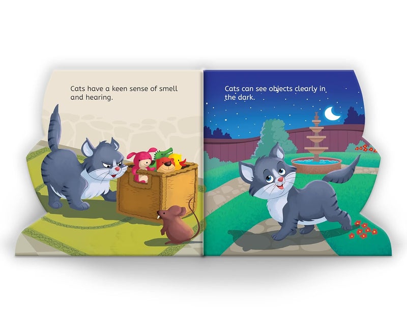 Wonder House Books My First Shaped Board Illustrated Cat - Animal Picture Book for Kids Age 2+ Board book - Image 5