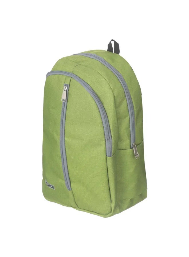 شنطة ظهر بظهر مبطن فورس، 43×32 سم، 3 سوستة - اخضر - Image 2