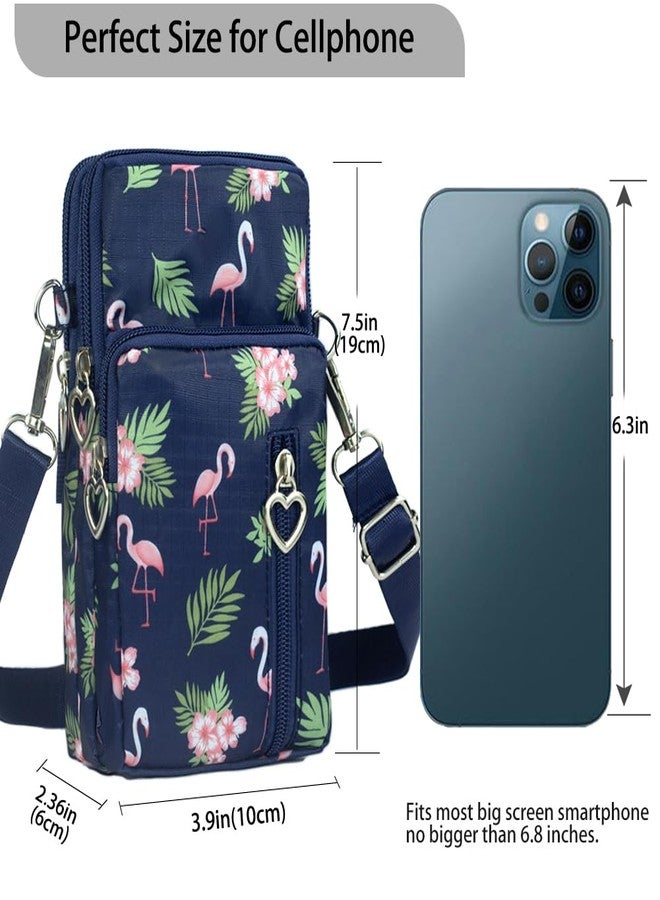 JANKS Universal Small Crossbody Bag for Women, Nylon Mini Phone Wallet Shoulder Bag Arm Bag Side Cell Phone Purse Over the Shoulder Purse Travel Pouch for Women - Image 3