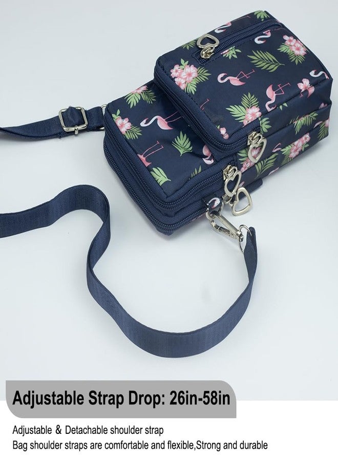 JANKS Universal Small Crossbody Bag for Women, Nylon Mini Phone Wallet Shoulder Bag Arm Bag Side Cell Phone Purse Over the Shoulder Purse Travel Pouch for Women - Image 5