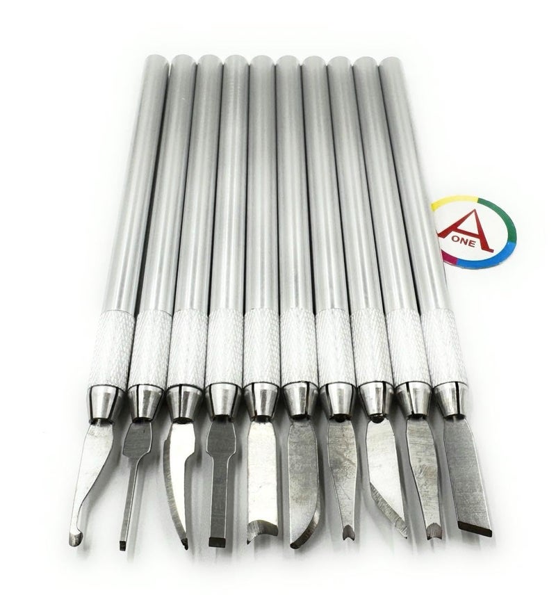Aone Wax Carver/Probes Carving Knives Tool Set for Sculpting, Shaping, Modeling, Cutting, Scraping on Wax, Ceramic, Soap, Clay, Wood for Pottery, Jewellery Making, Model Making & Hobby Crafts DIY - Image 4