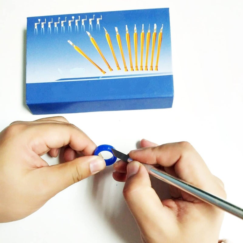 Aone Wax Carver/Probes Carving Knives Tool Set for Sculpting, Shaping, Modeling, Cutting, Scraping on Wax, Ceramic, Soap, Clay, Wood for Pottery, Jewellery Making, Model Making & Hobby Crafts DIY - Image 5