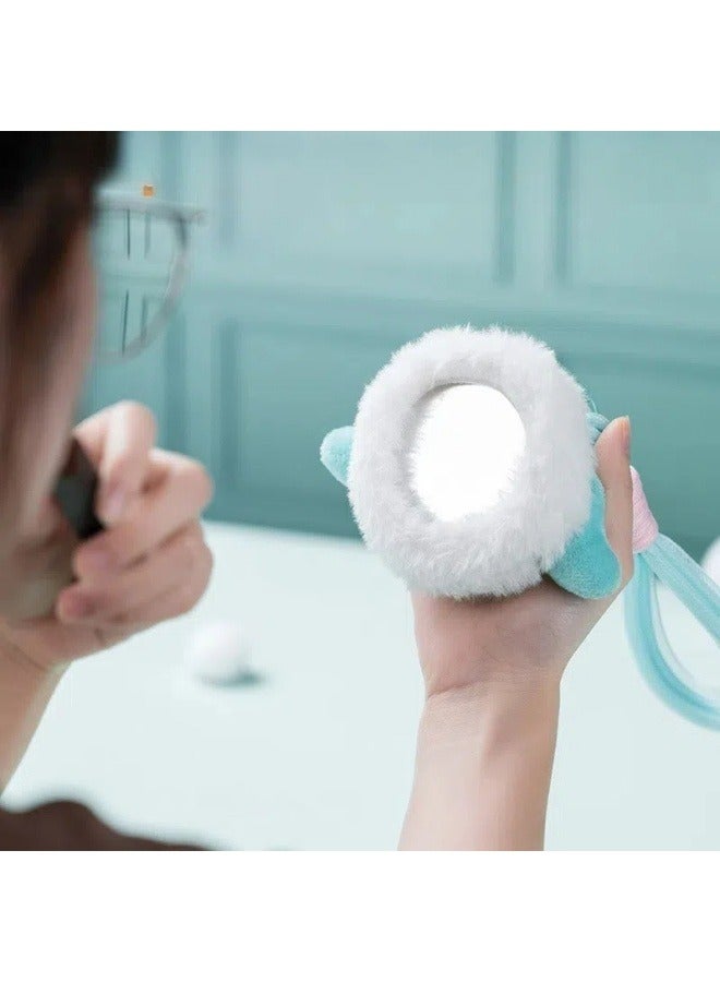 general Hatsune Miku-Squinting Series-Plush Makeup Mirror Pendant - Image 3