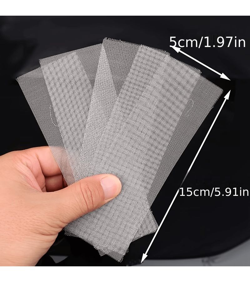 3pcs Stainless Steel Crack Repair Mesh For Auto Body Bumper Plastic Window Screen - Image 2