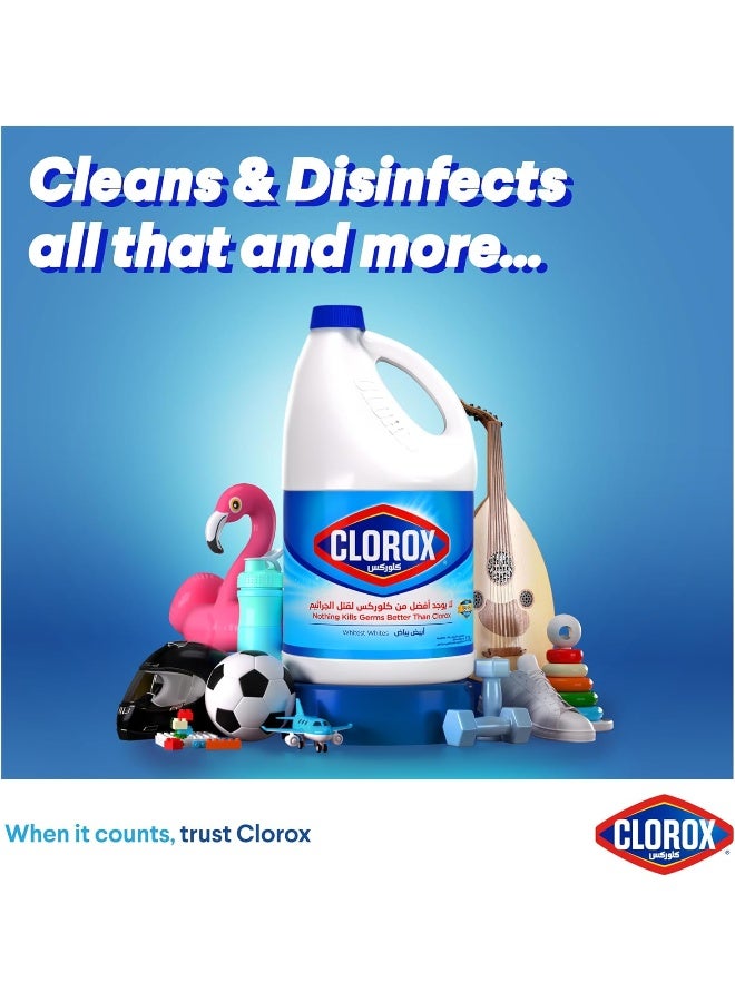 Clorox كلوركس سائل مبيض أصلي، 2 × 3.78 لتر - Image 5