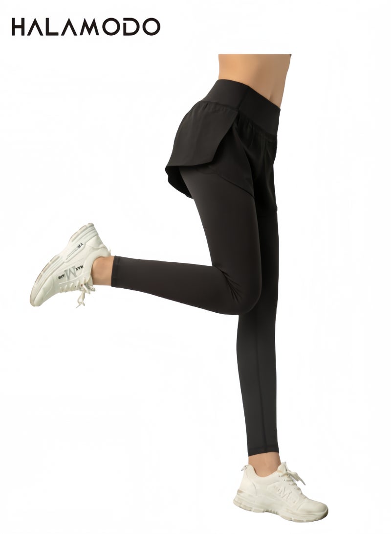 HALAMODO Women's Running Shorts Lightweight Athletic Workout Gym Yoga Shorts Liner with Phone Pockets - Image 2