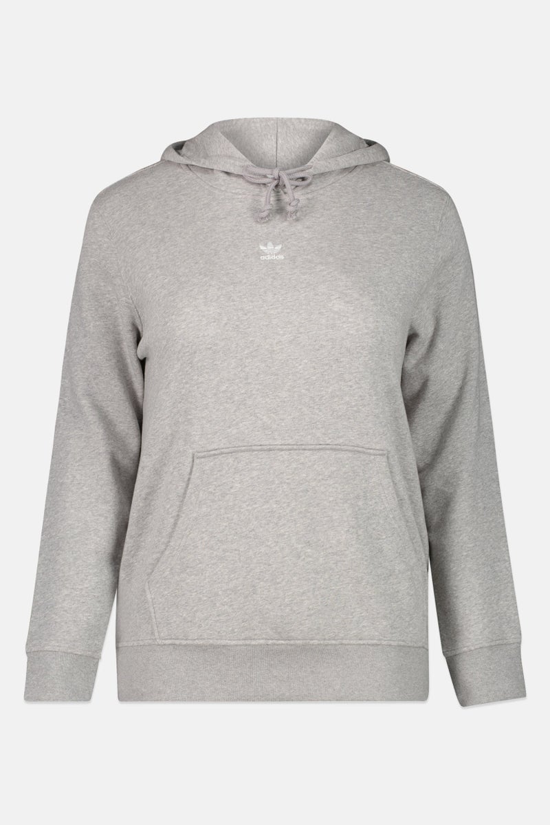adidas Originals Women Sportswear Fit Plus Size Outdoor Hoodie, Grey - Image 2