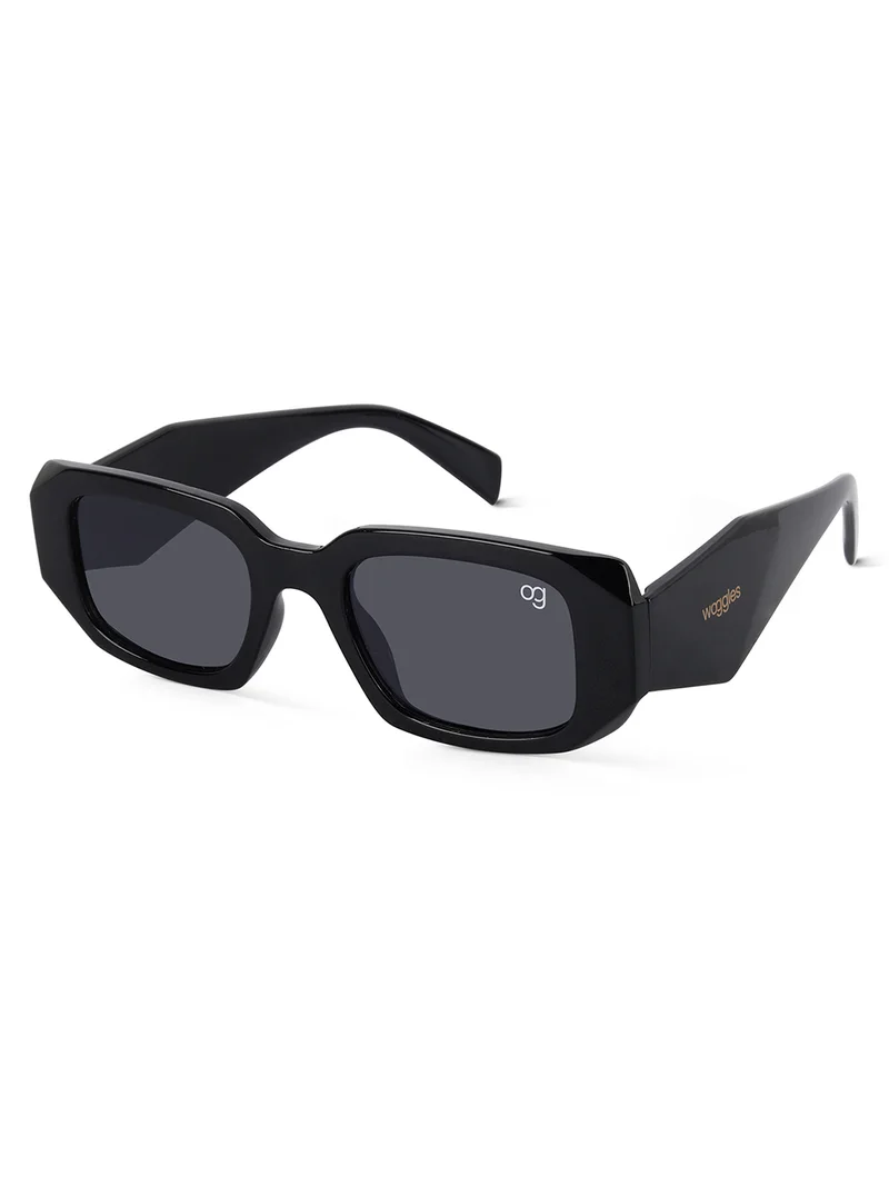 ووجلز Stylish Black Polarized Rectangle Kids Sunglasses