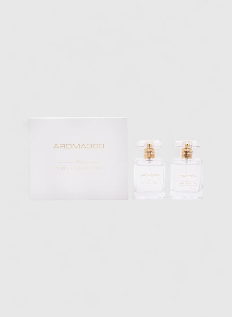 AROMA360 Chandelier - Essential Oil Room Spray Duo - Luxury Hotel Inspired Aromatherapy - Hints of Bergamot, Sweet Berry, Jasmine, Saffron - Hypoallergenic - 2 Pack
