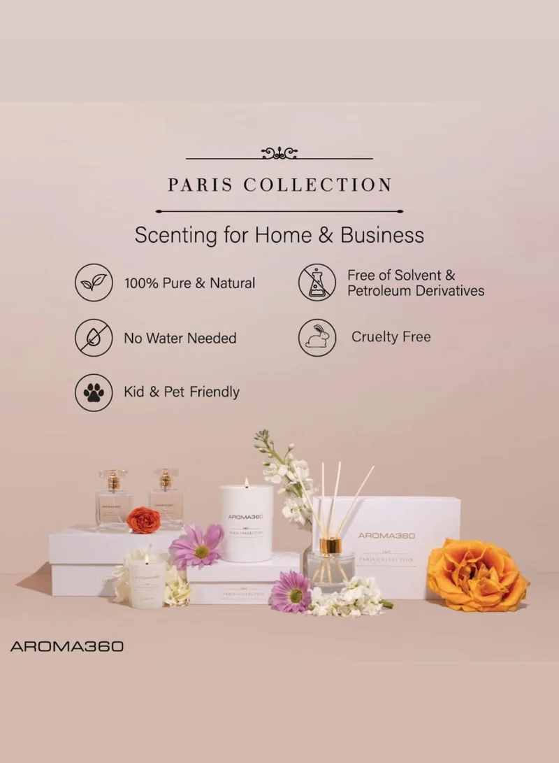 Aroma360  Chandelier - Essential Oil Room Spray Duo - Luxury Hotel Inspired Aromatherapy - Hints of Bergamot, Sweet Berry, Jasmine, Saffron - Hypoallergenic - 2 Pack  | Best Price UAE