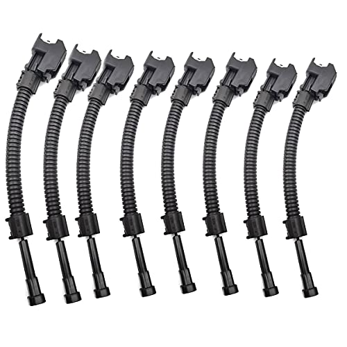 DEVMO 8pcs LQ4 LQ9 4.8 5.3 6.0 Delphi wire Harness to LS2 LS3 LS7 EV6 Injector Adapters (Pack of 8) - Image 3