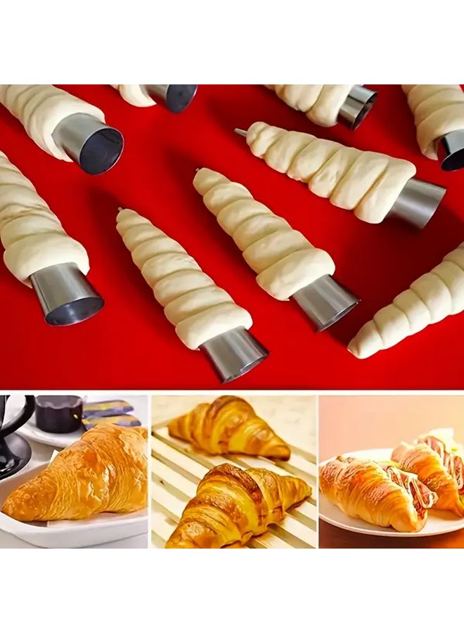 Stainless Steel Cream Puff Pastry Mold 20 Piece Set For Baking Waffles Parties - Image 1