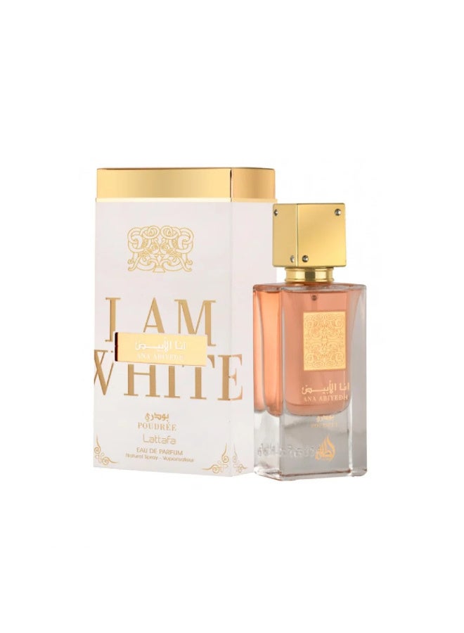 Lattafa I am the white powdery one by Lattafa for women, Eau de Parfum - 60 ml