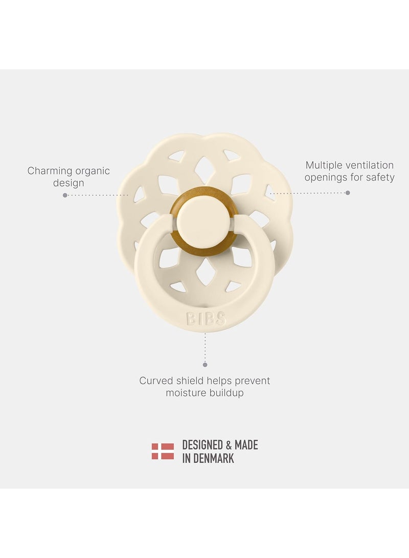 BIBS Pacifier Boheme 1 PACK Latex Size 2 Dusky Lilac - Image 4