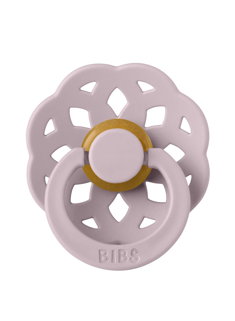 BIBS Pacifier Boheme 1 PACK Latex Size 2 Dusky Lilac - Image 1