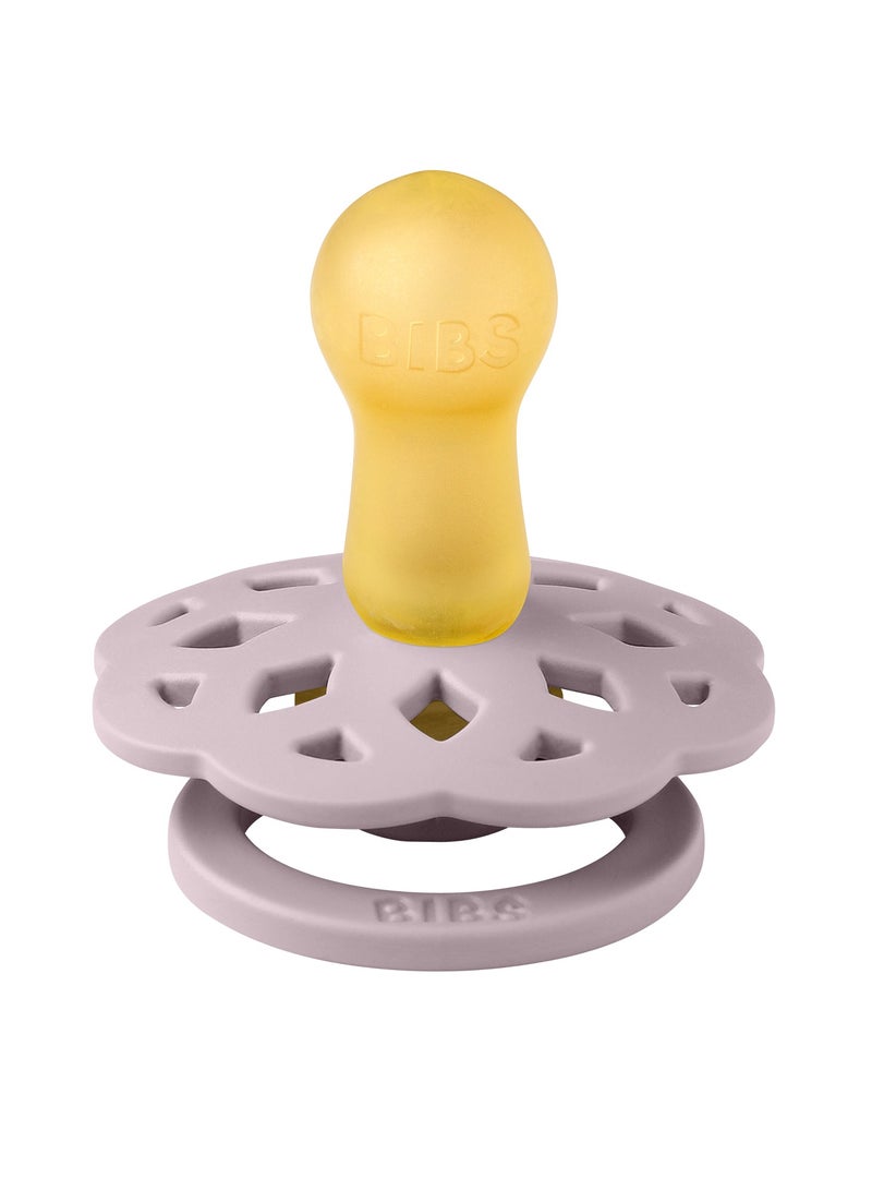 BIBS Pacifier Boheme 1 PACK Latex Size 2 Dusky Lilac - Image 2