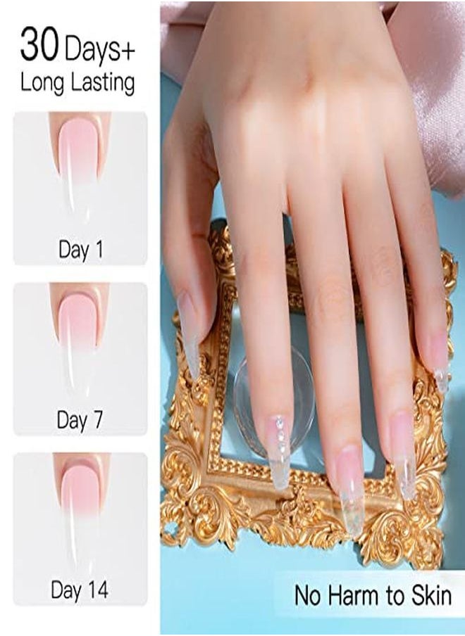 Rosalind Rylic Poly Extension Gel Rosalind 80Ml Poly Nail Gel Builder For Nail Art Decoration Nail Thickening Extension Easy To Diy Use At Home Need Uv Lamp  - Image 4