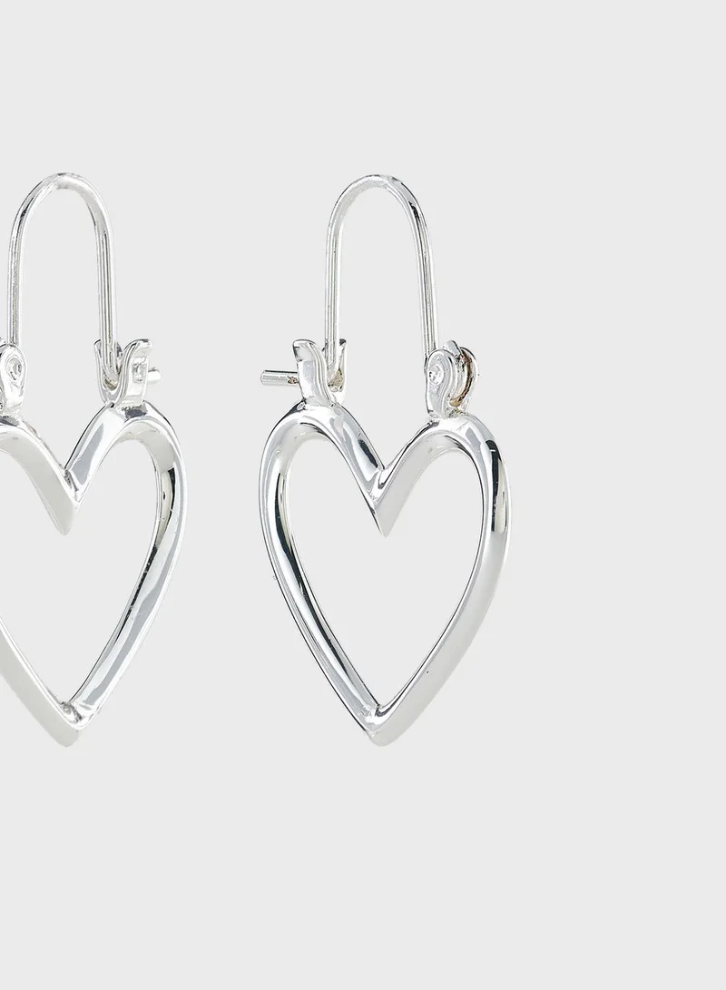 LUV AJ Mini Heartbreaker Hoop Earrings
