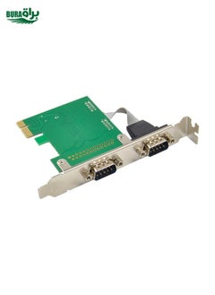 BURAQ ST316 2 Ports RS232 To PCIE Converter Card AX99100 Chipset  - Image 3