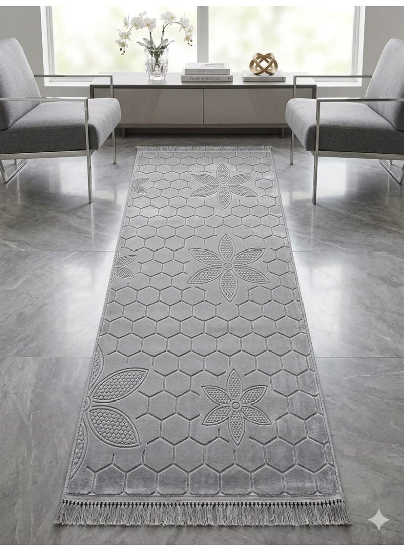 Long rug 100x400cm for ceramic floors – modern design and perfect stability - Image 2