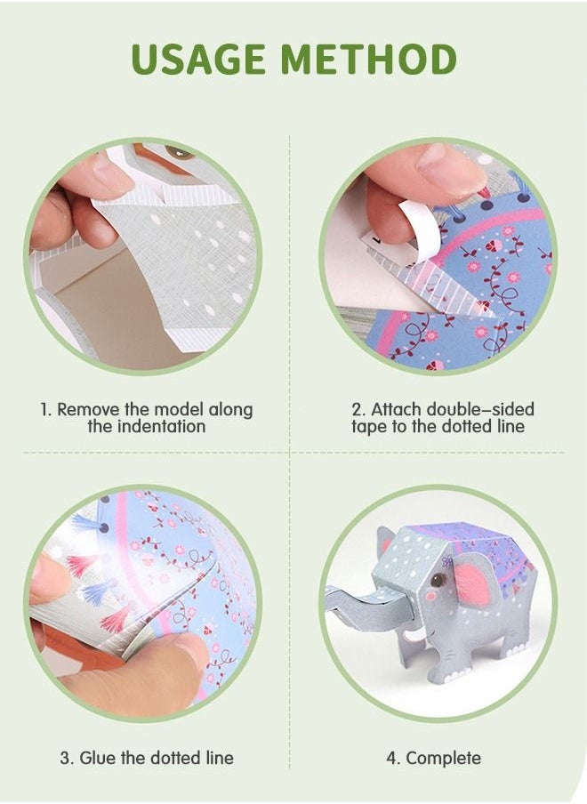 3D Origami Kit, Large Size Three-Dimensional Transportation Theme Origami, Handmade Paper and Origami Paper Patterned 10 Pack, 3D Paper Puzzle for Kids DIY Arts and Crafts